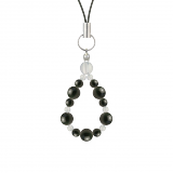 鳳凰（6mm）一色オブシディアンストラップ