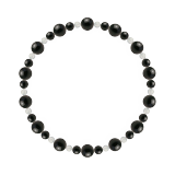 鳳凰（6mm）一色オニキスブレスレット