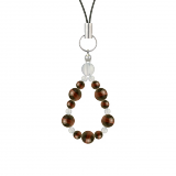 鳳凰（6mm）一色レッドタイガーアイストラップ