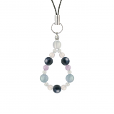 鳳凰（6mm）才色兼備運サファイア・アクアマリンストラップ