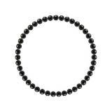 純真（4mm）一色オニキスブレスレット