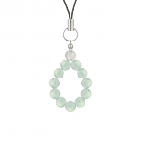 純真（6mm）一色グリーンフローライトストラップ