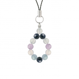 純真（6mm）才色兼備運サファイア・アクアマリンストラップ