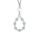 相生（6mm）一色スカイブルーアクアマリンストラップ