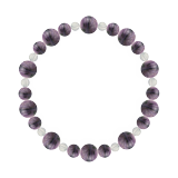 鳳凰（8mm）京紫色チャロアイトブレスレット